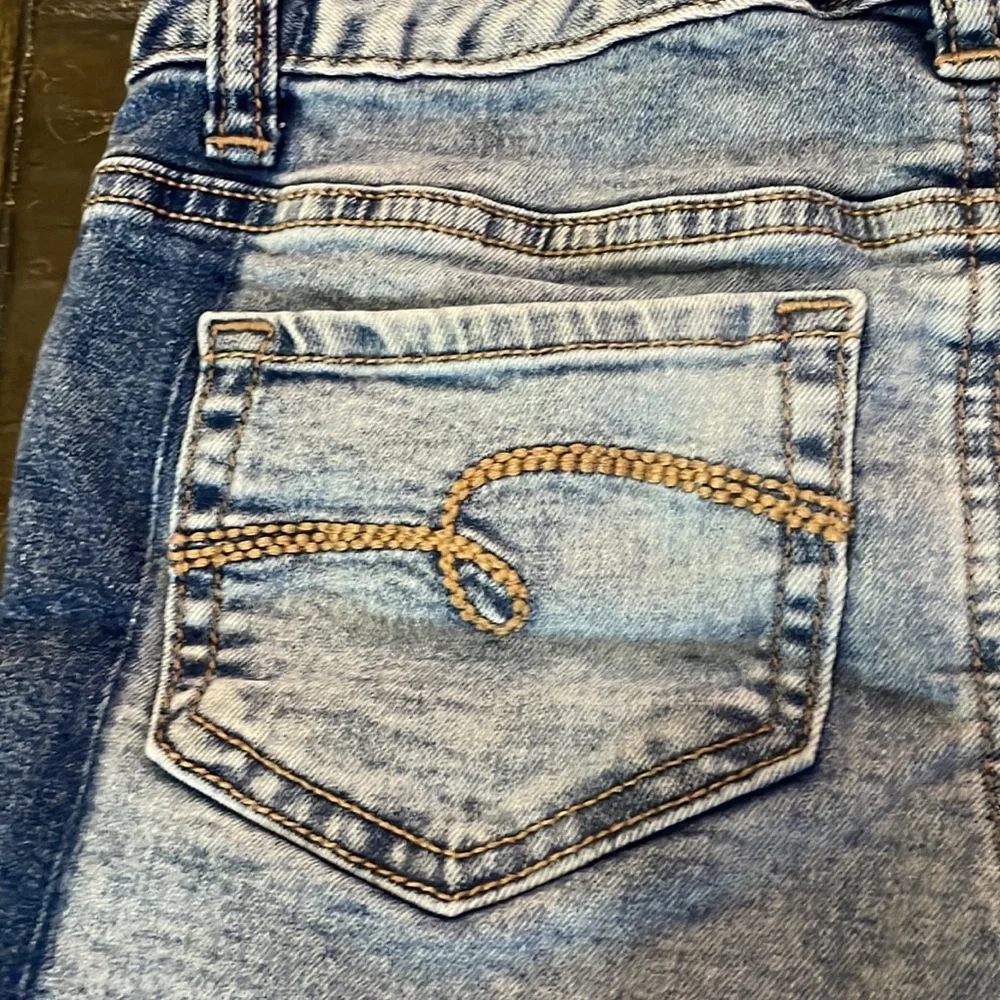 Girl’s Justice Distress Blue Jeans Shorts Slim Cut